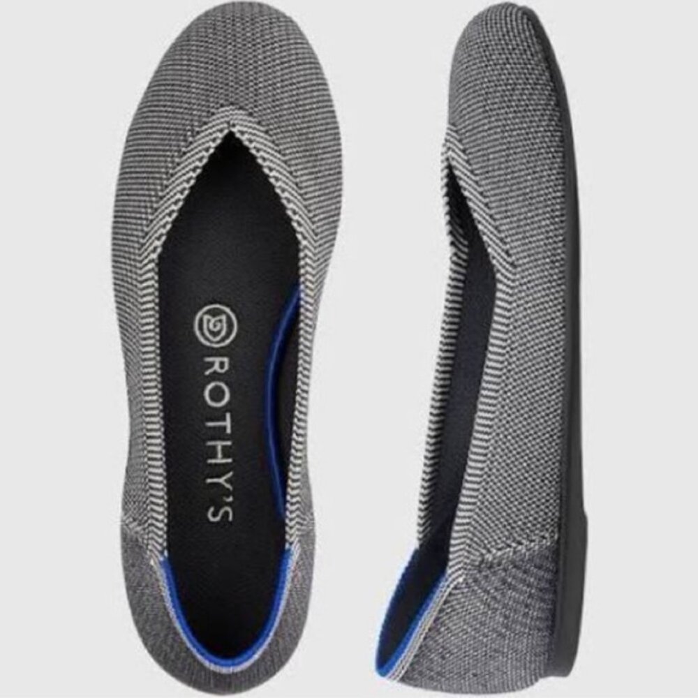 Rothy's Black and Blue Women's Shoes